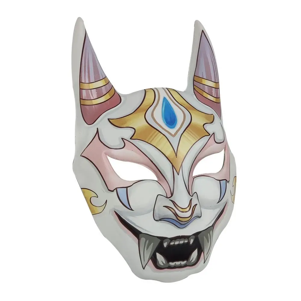 Puntelli Maschera Maschere di Halloween Hannya Maschera integrale Fantasma Fantasma Hannya Maschera PU Halloween Halloween Masquerade Cospaly