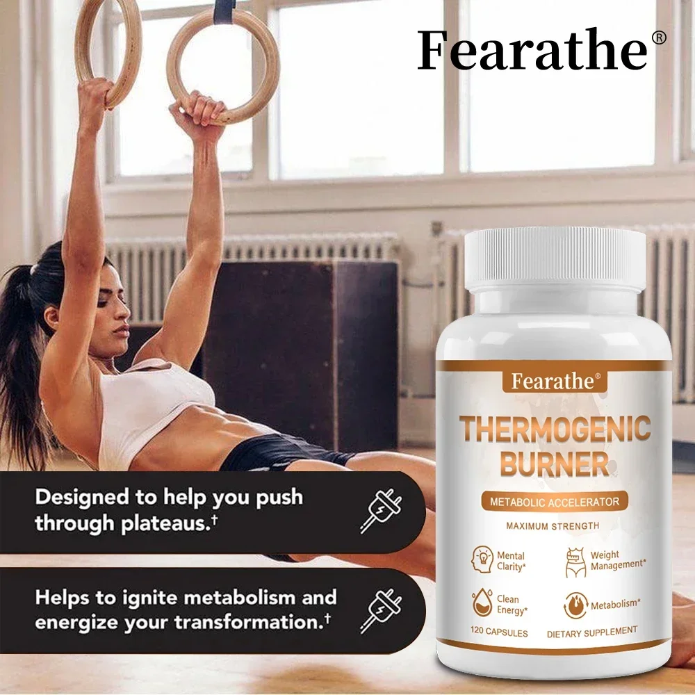 Thermogenic Fat Burner - Metabolic Booster, Helps with Mental Clarity, Clean Energy, Weight Management and Metabolism