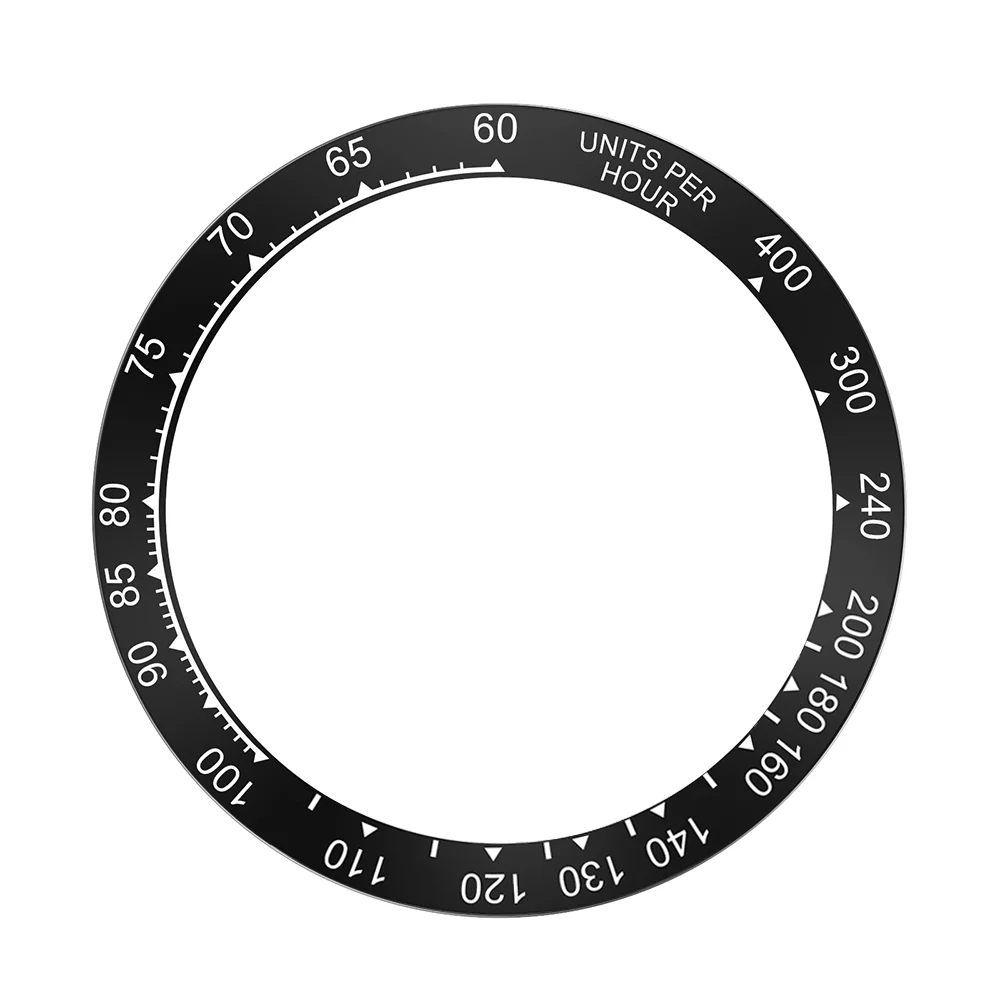 PC Watch Bezel Ring Protective with Time Scale Watch Bezel Shell Replacement Anti-Scratch Screen Protector for CMF Watch Pro 2