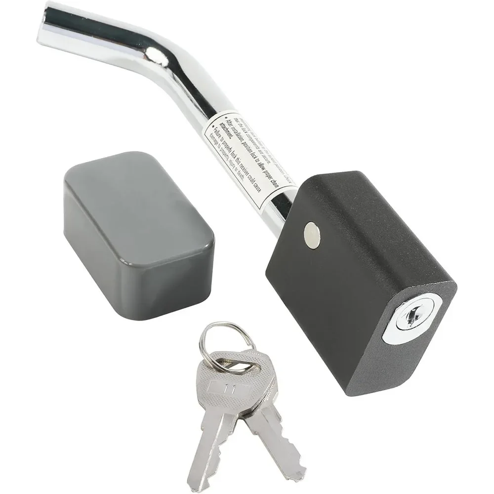 DurableSafety Trailer Lock Square Head Car Lock Modified Parts Safety Iron Trailer Lock