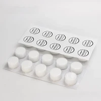 50 Uds. Esponja de espuma para inmersión de tatuaje, tapas esterilizadas para tazas de inmersión, aguja de tatuaje esterilizada, taza de limpieza de espuma para enjuague de aguja y punta