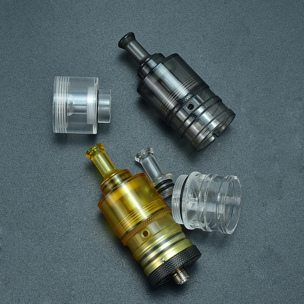 Flash e-Vapor Replacement PC PEI 2.5ml 3.5ml  4.5ml Bellcap Kit Dual Airflow Part for Fev V4.5S+ V4 V4.5 RTA Tank Vape Accessory