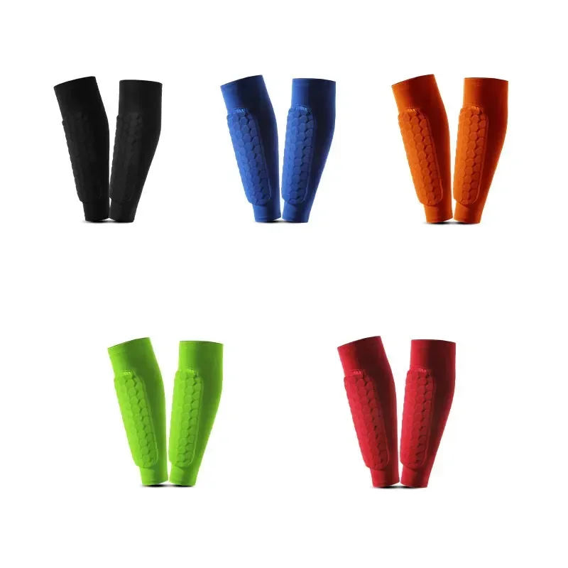 1 PC Honeycomb Soccer Shin Guards Football Shields Sports Legging Shinguards Leg Sleeves Protective Gear Shank Protector