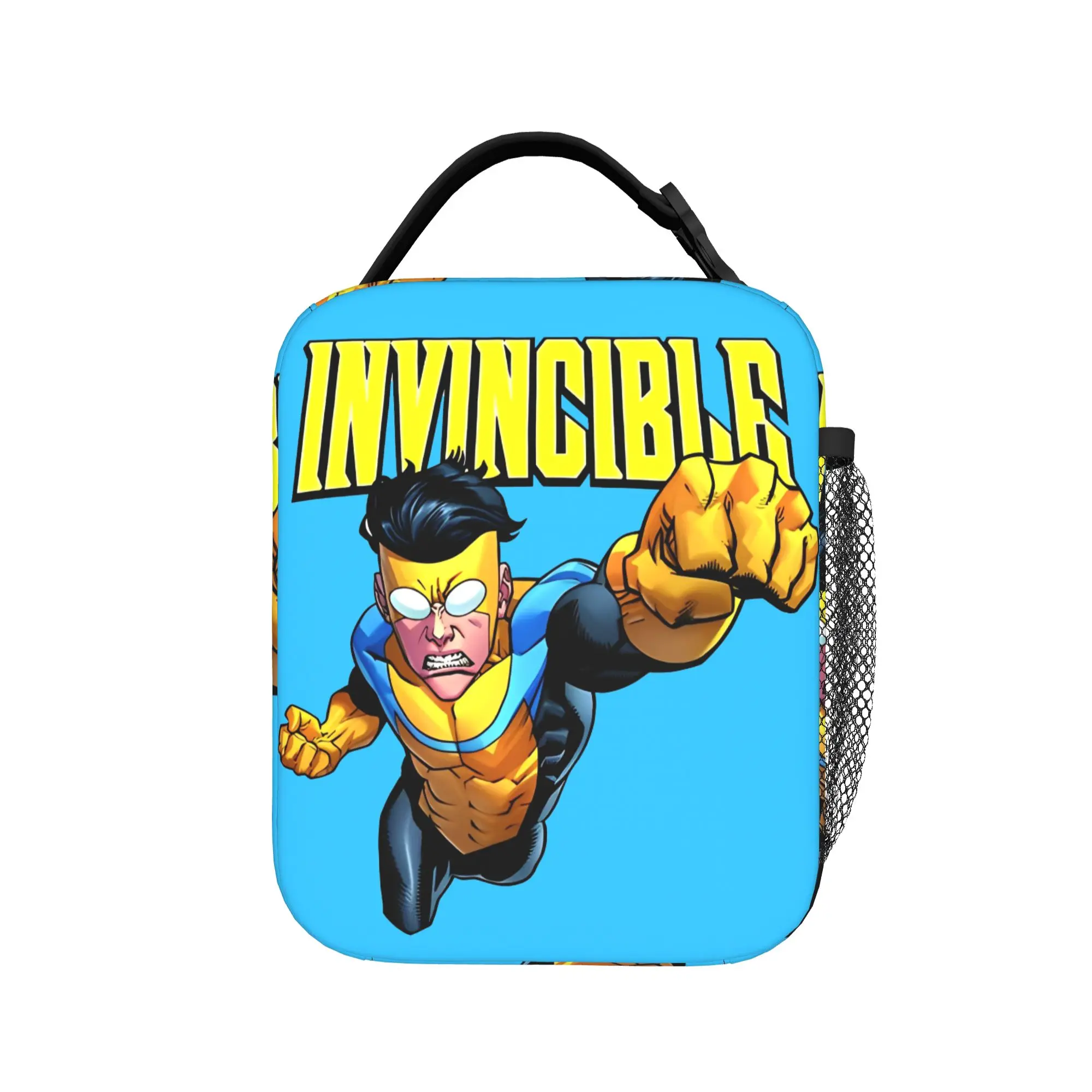 Invinci-bles Comic Anime Insulated Lunch Bags Cooler Bag Reusable,Meal Container  Tote Lunch Box Men Women School  Travel