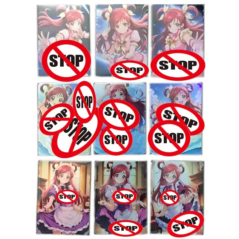 

9pcs/set Sexy Card Anime Beautiful Girl of Light Takizawa Asuka Adult Nude Photos Fighting Game Toys and Gift Collection Card
