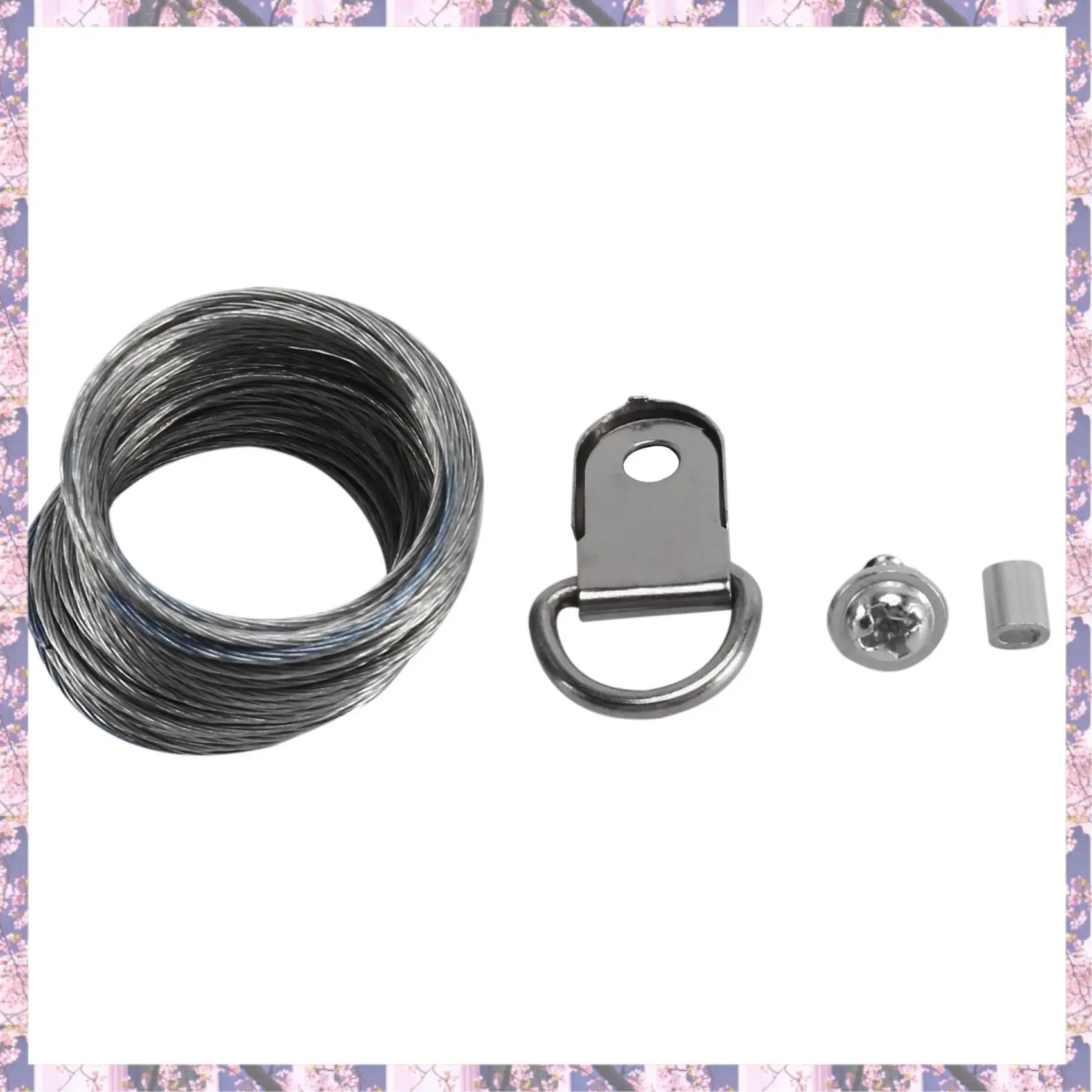 

Retail 248Pcs Picture Hanging Wire Kit,Photo Frame Hanging Kit,Picture Hanging Kit With Nails For Wall Mounting