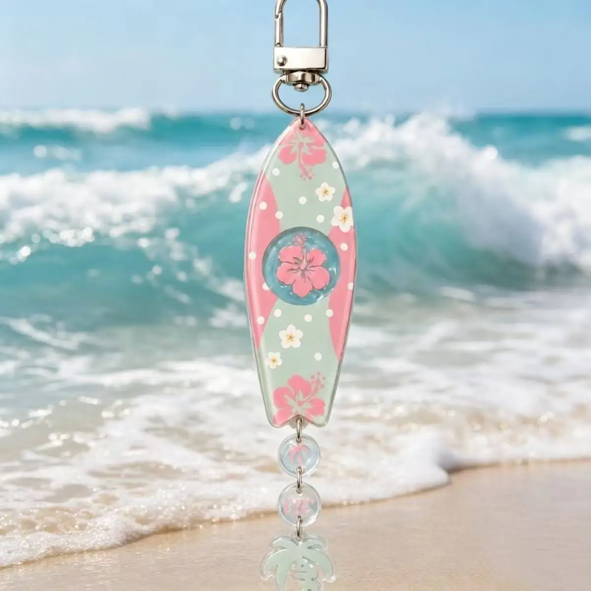INS Hawaiian Surfboard Shaped - Anime Merchandise Keychain บทวิจารณ์และราคา