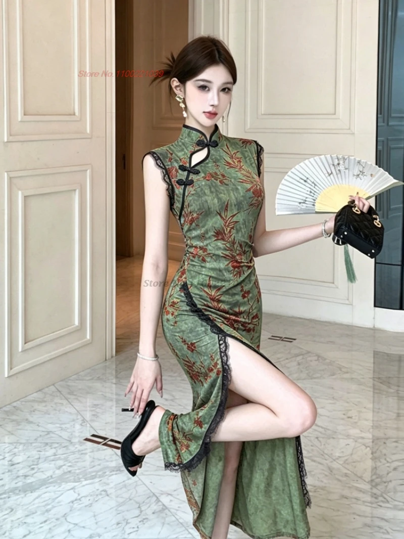 2026-chinese-sexy-qipao-improved-cheongsam-vintage-flower-print-velvet-qipao-traditional-nightclub-banquet-evening-dress-vestido