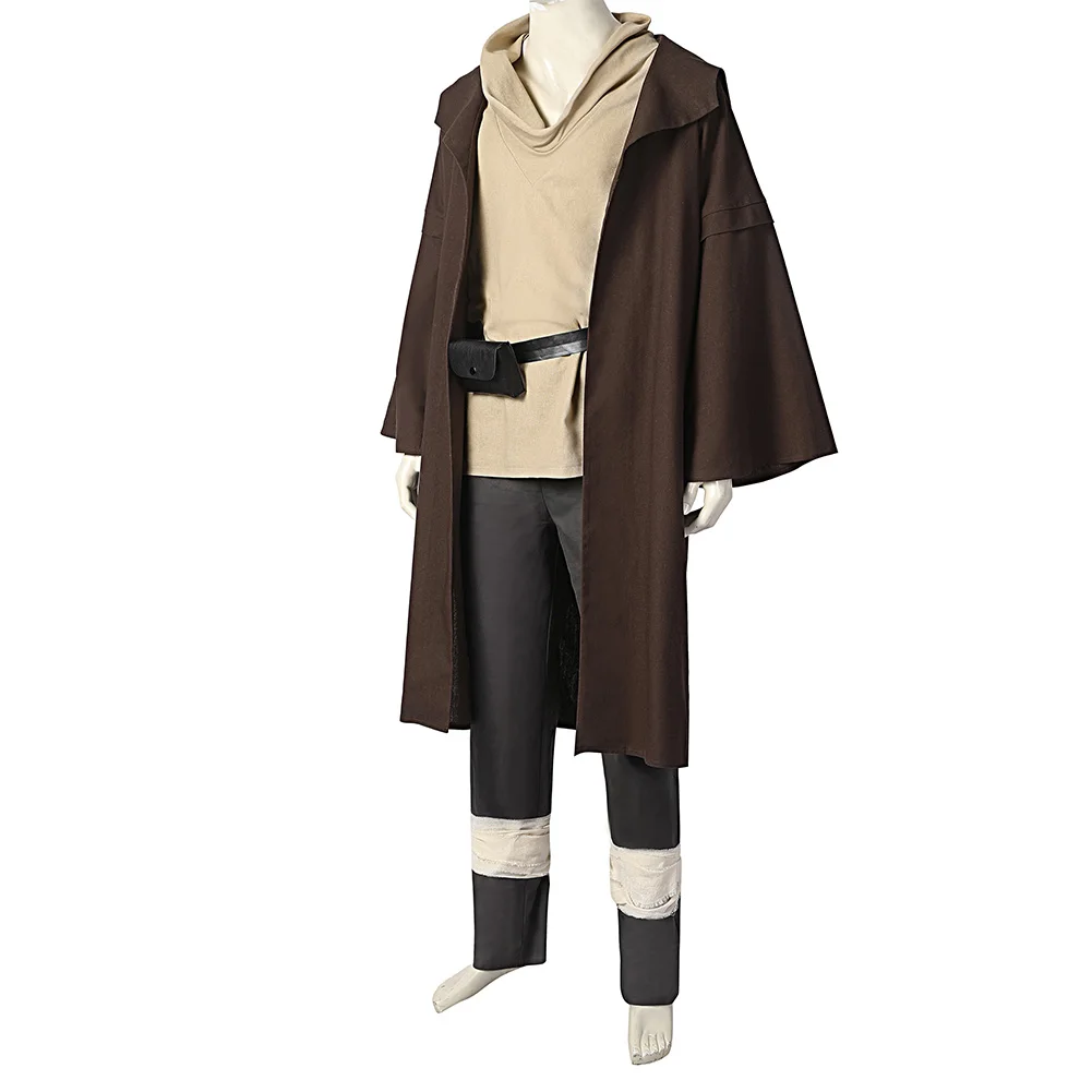 Obi-Wan Kenobi Cosplay Kostüm Robe komplette Set Männer Fantasie Verkleidung Halloween Karneval Party Anzug