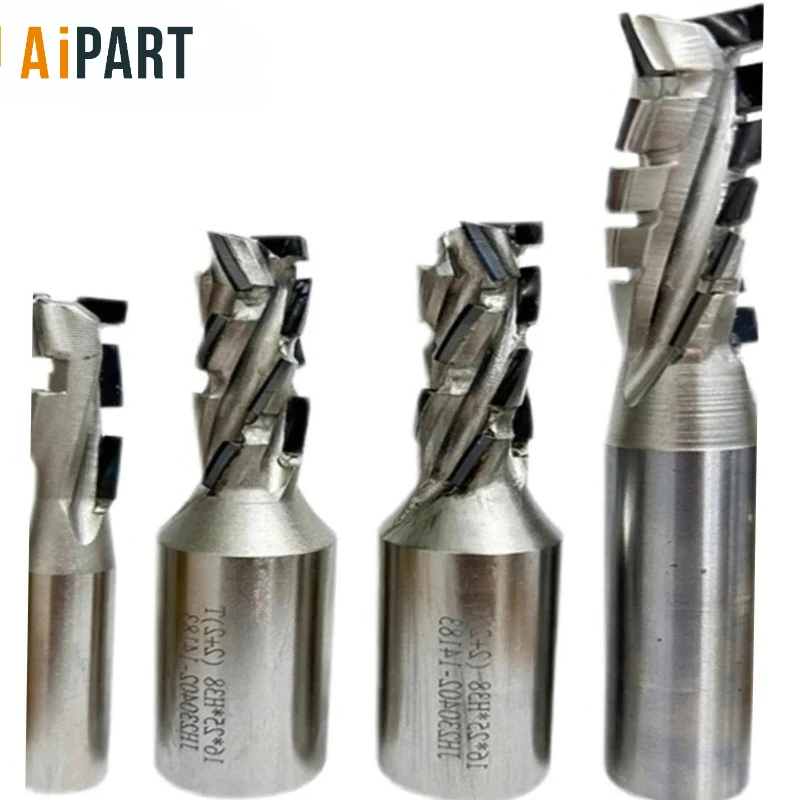 PCD Spiral Router Bit with Diamond Coating for CNC Woodworking Bottom Cleaning End Mills
