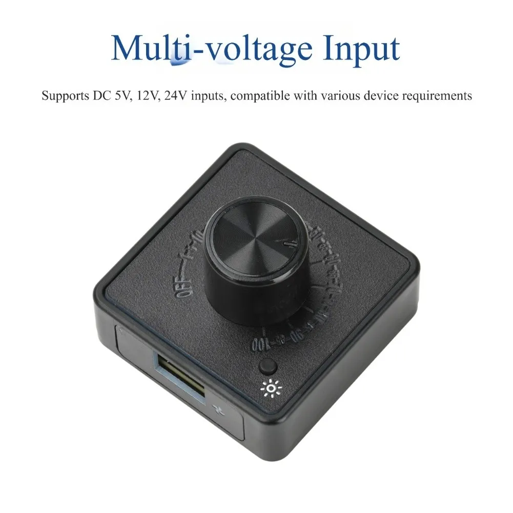 Fan Velocity Control Unit with 4 Wire For pwm Input for Adjustable and For Power Delivery Quick Charge Function