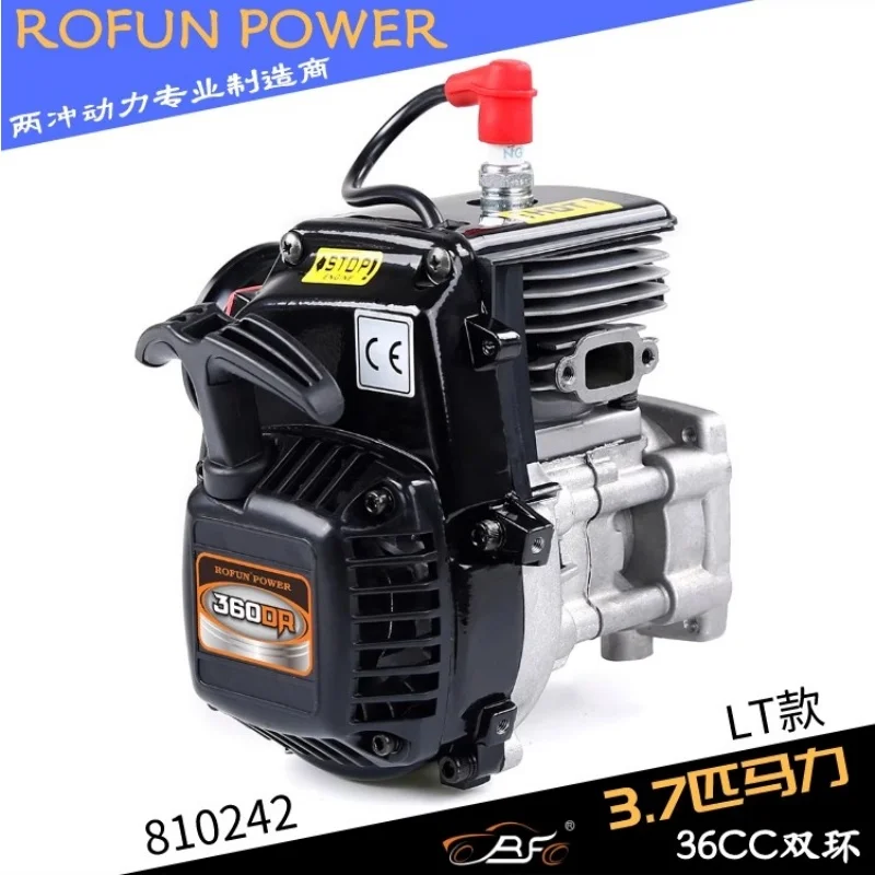 ROFUN Baja 1/5 telecomando per auto 5B/LT motore a due tempi 36cc cromato CNC power