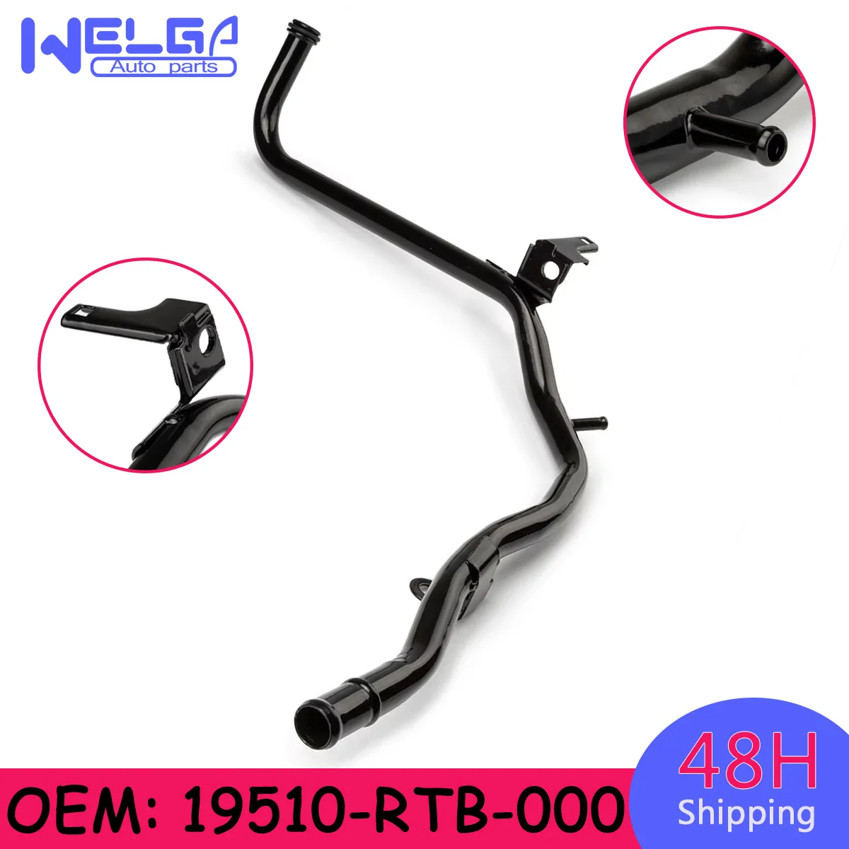 

19510-RTB-000 For Honda CR-V Engine Cooling Water Pipe Iron Water Pipe Oil Inlet Pipe Water Outlet Pipe High Quality