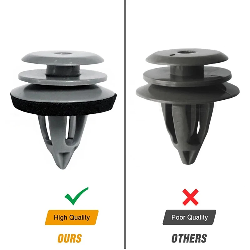 50PCS Panel Card Plastic Trim Clip Trim Fastener Front Rear Door Clips For BMW E36 E46 E90 E91 E88 F45 X1 E84 X3 F26 51418224781