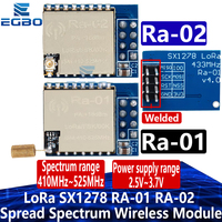 LoRa SX1278 RA-01 RA-02 Spread Spectrum Wireless Module 433MHz Wireless S erial Port SPI Interface with Antenna for arduino