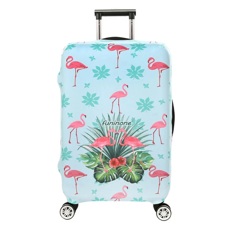 

Hot Sale Flamingo Luggage Cover Thicken Elastic Baggage Covers Suitable 18 - 32 Inch Suitcase Case Dust Cover Travel Accessories