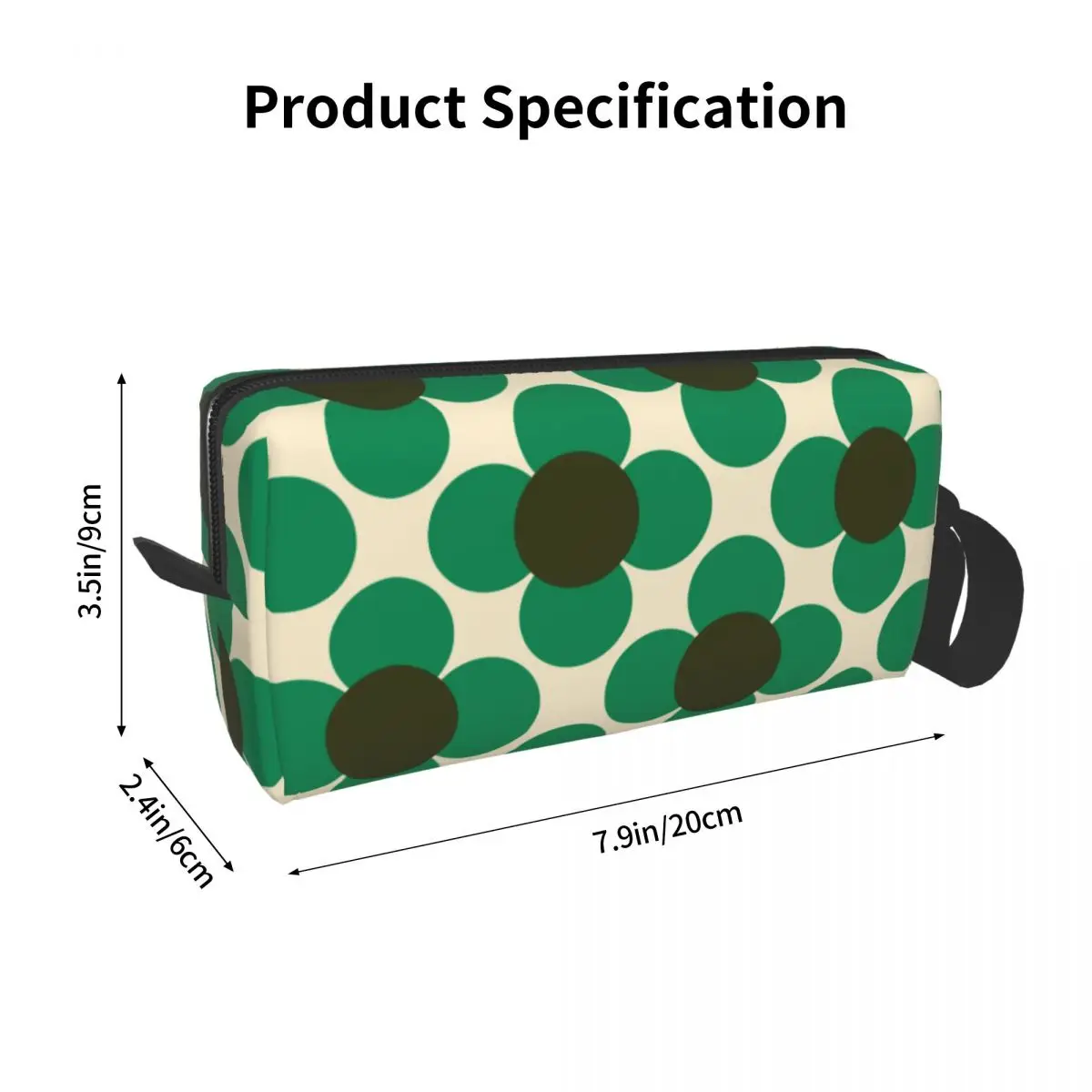 Custom Print Flower Emerald Orla Kiely Travel Toiletry Bag Women Makeup Cosmetic Organizer Beauty Storage Bags Dopp Kit Case Box