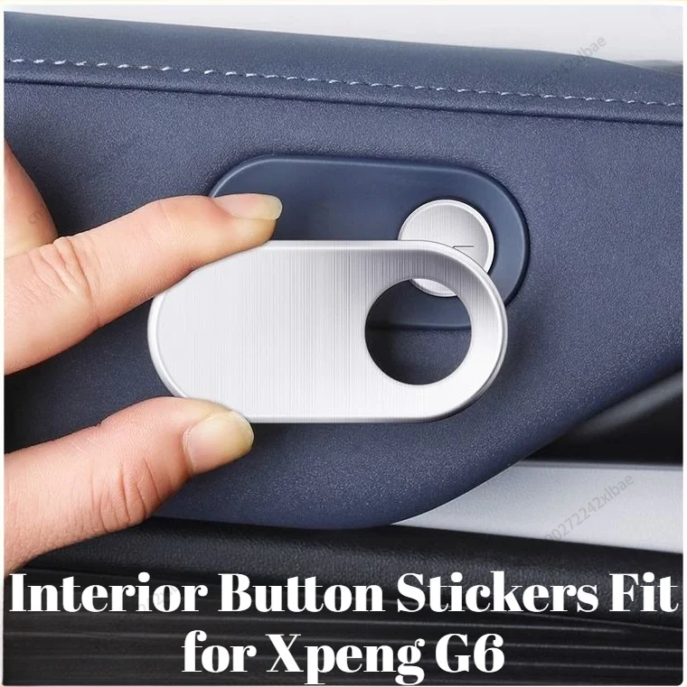 Door Handle Bowl Anti-Scratch Cover, Door Button Trim Frame, Interior Modification Protective Accessories For Xpeng G6 2023-2026