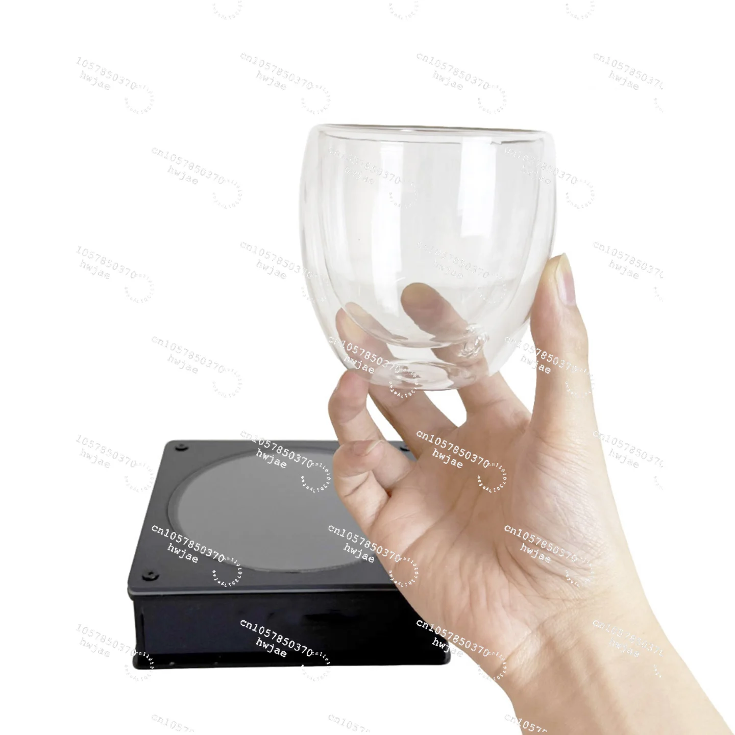 High-tech cup bar wireless luminous glass beer cups element ion  electronic transition