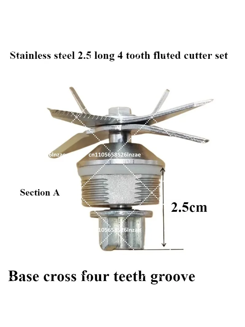 Soymilk Machine Wall Breaker Cooking Machine Juice Extractor Accessories Quad Slot Knife Set