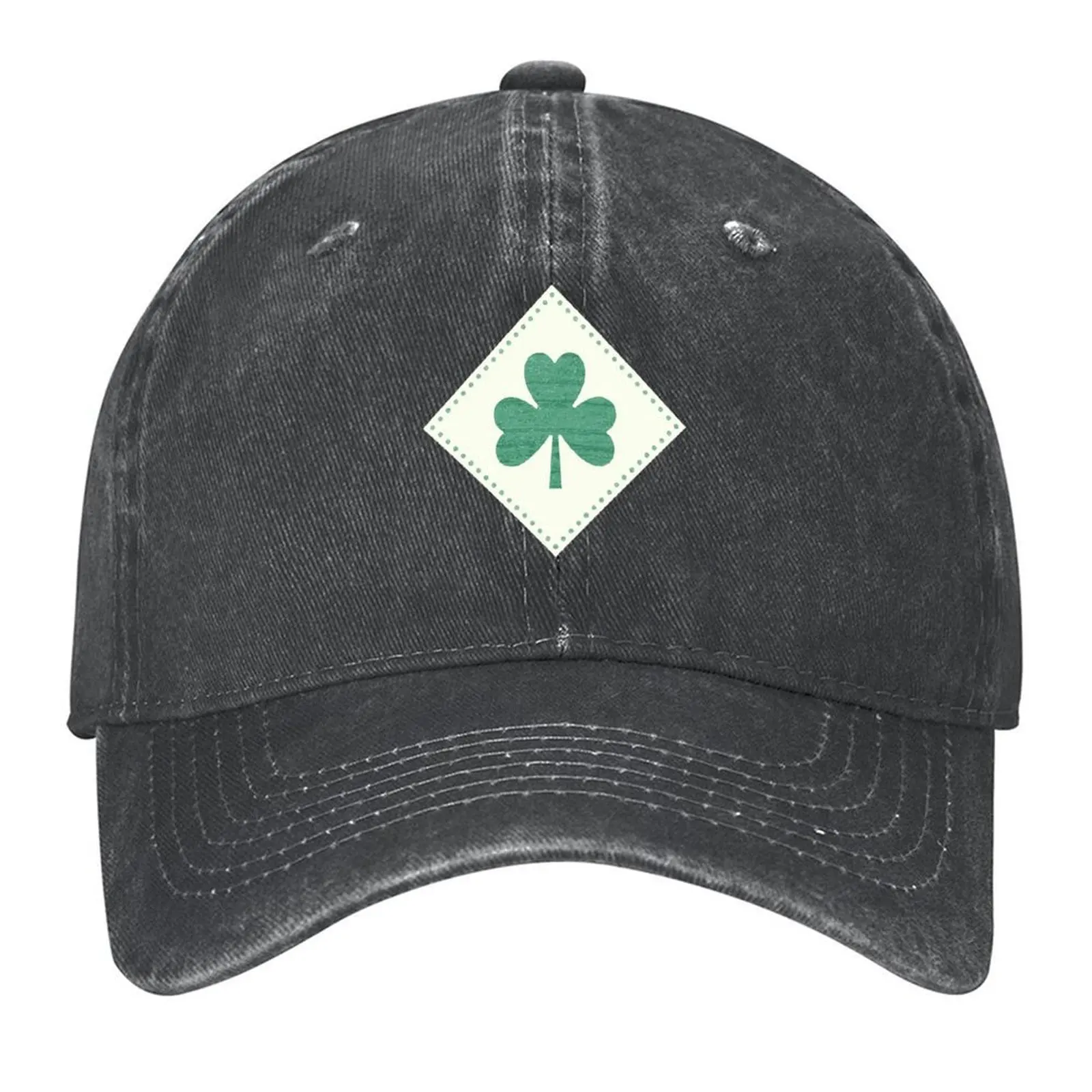 

Shamrock On! - Cream Background Baseball Cap Mountaineering Golf Hat luxury caps tea Hat Women Hats Men's