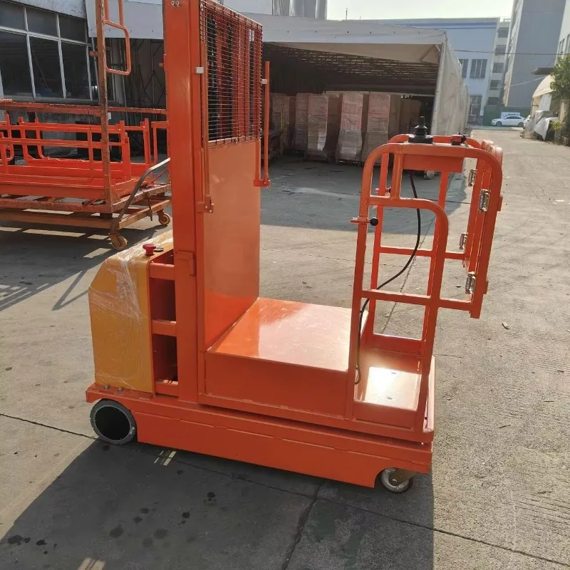 Full Electric Order Picker Aerial Stock Picking Lift Platform Warehouse Order Picking  for High Level Material Picking