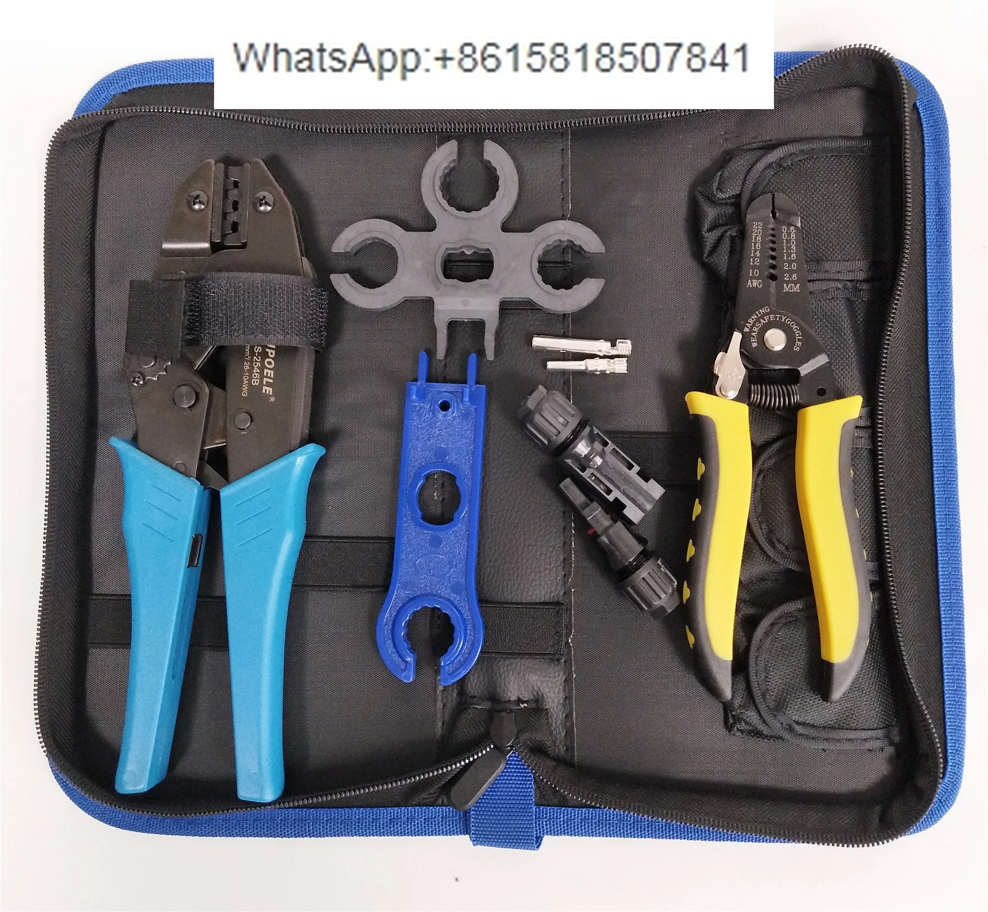 Photovoltaic cable cutters, crimping pliers LS-2546B Solar connector installation kit set