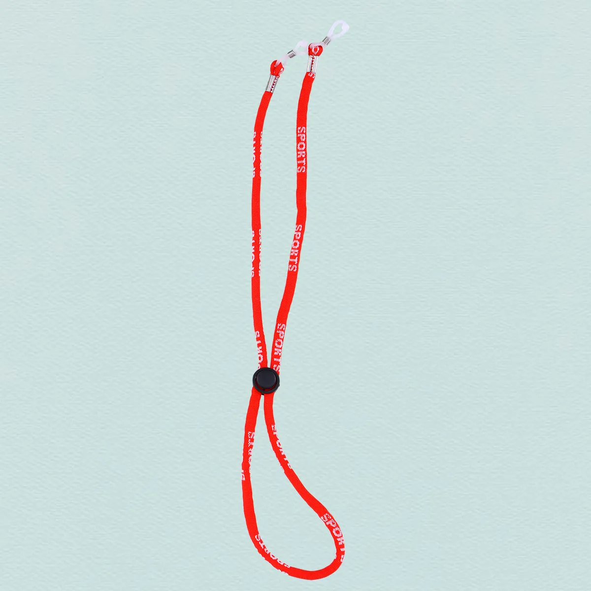 Glasses Holder Strap Red Premium Eyewear Retainer Adjustable Anti-Slip Sports Safety Neck Cord String Eyewear Retainer Strap