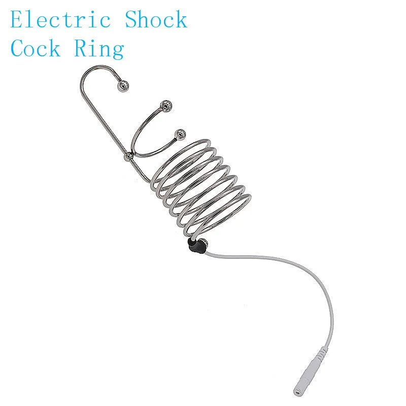 BDSM Electric Shock Penis Ring Urethral Catheter Sound Cock Rings Time Delay Medical Themed Toys Sex Toys For Men Masturbation