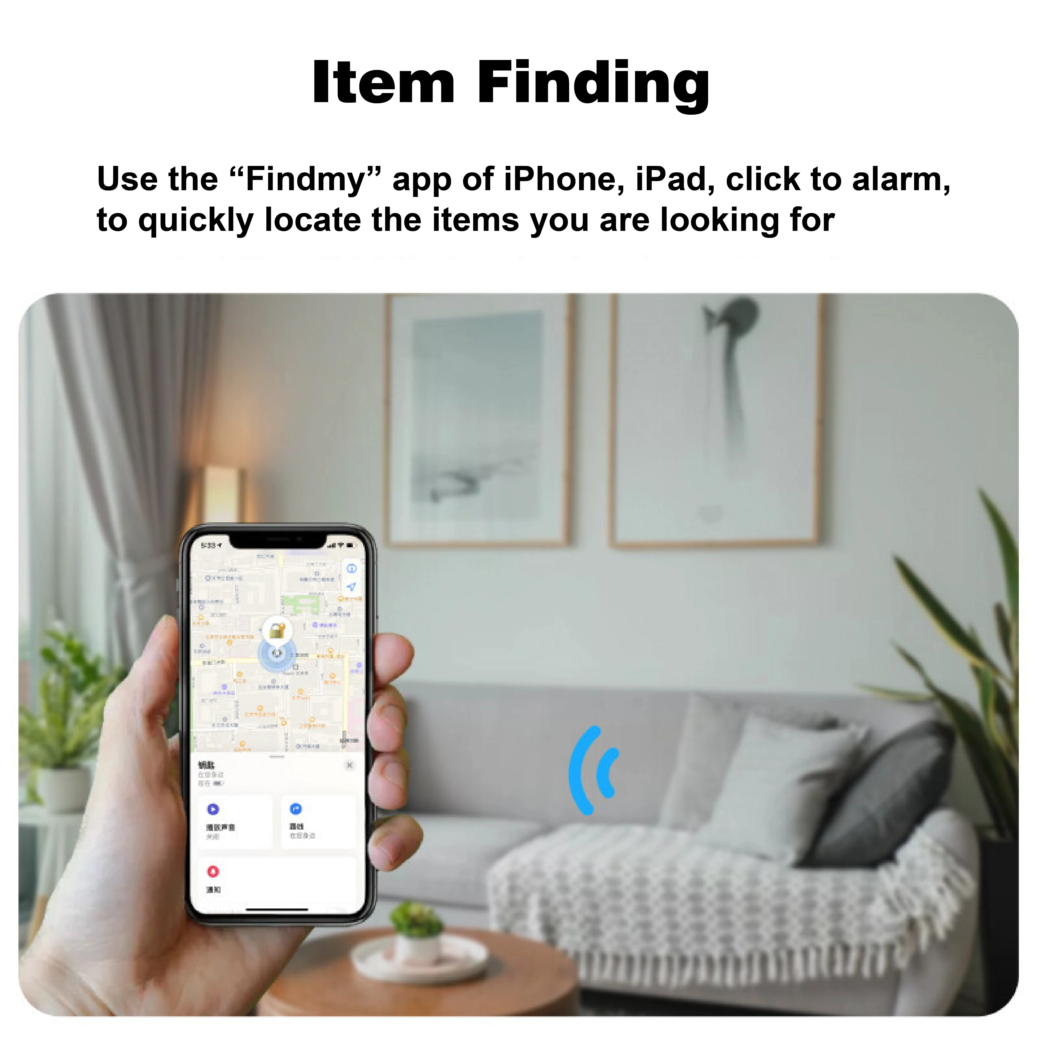 Micflip Airtag Adaptive Apple Mini Smart Tracker Find My Network Key Finder Bag Wallet Pet Car Item Finder Anti Lost Device