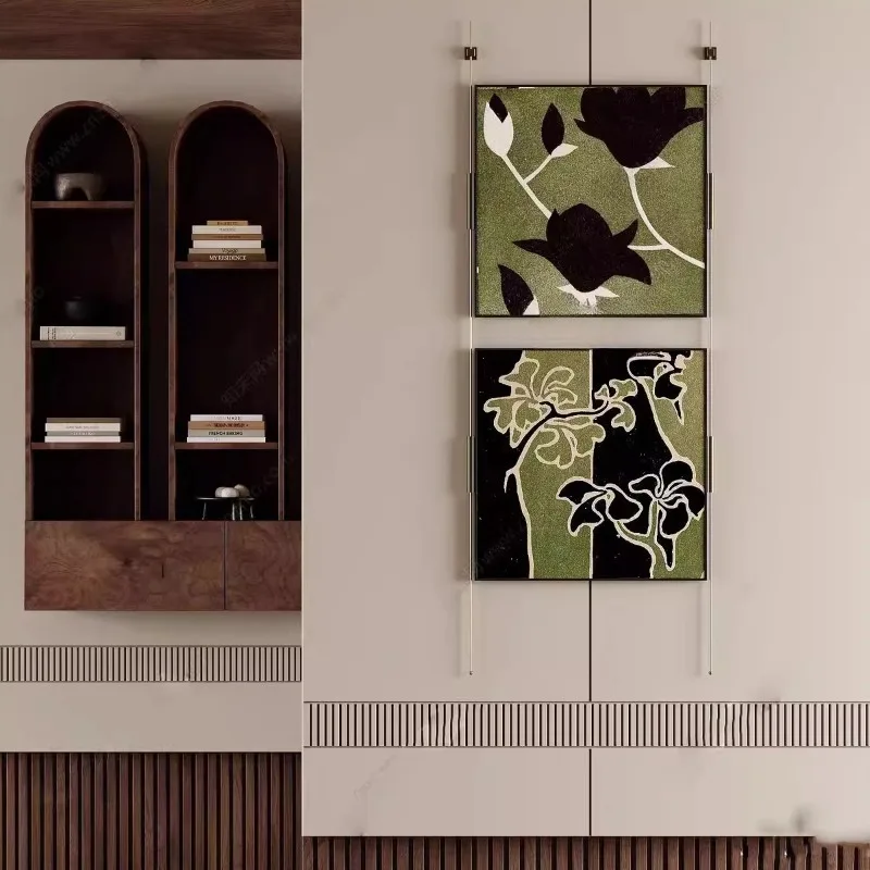 

Living room gallery entrance wabi-sabi style wall decoration Three-dimensional abstract hanging painting