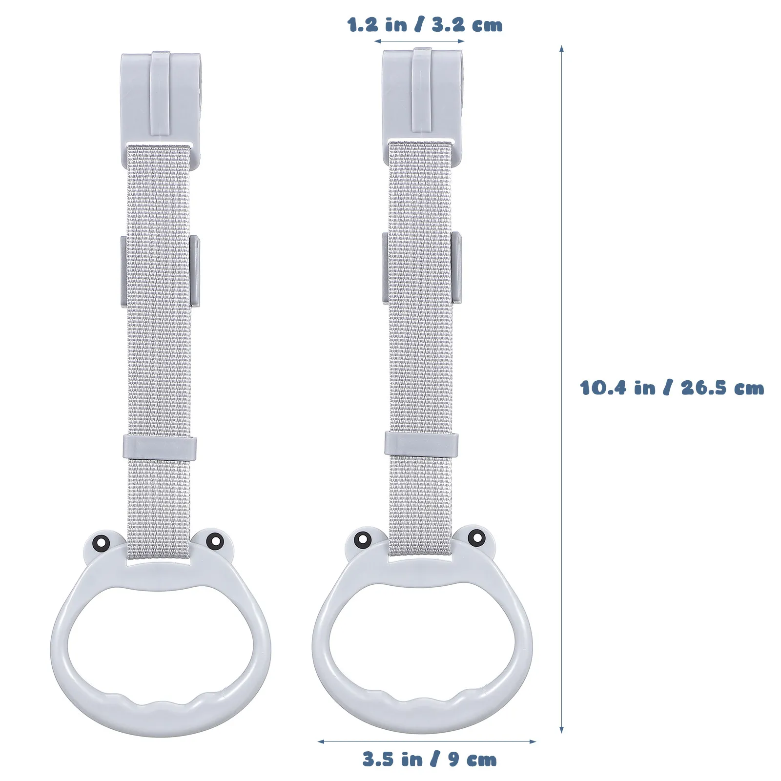2 Anillos de Apoyo para Bebés, Ajustables, Antideslizantes, Asistente para Caminar, Anillos Colgantes para Cuna