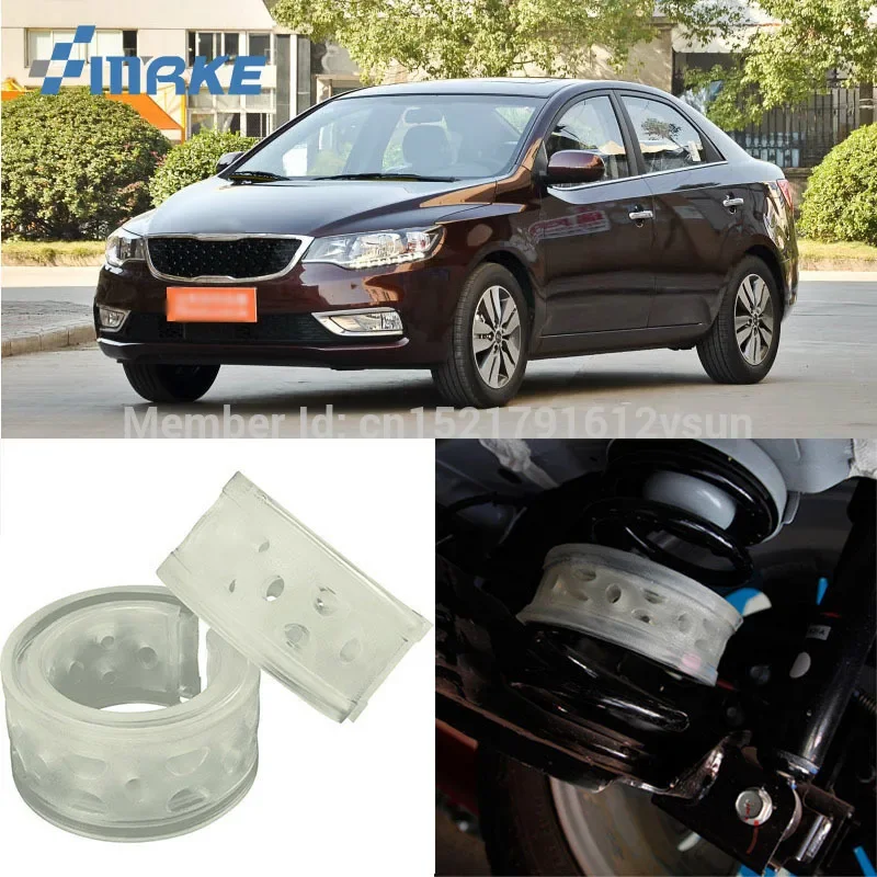 

smRKE For Kia Forte Car Auto Shock Absorber Spring Buffer Bumper Power Cushion Damper Front/Rear High Quality SEBS
