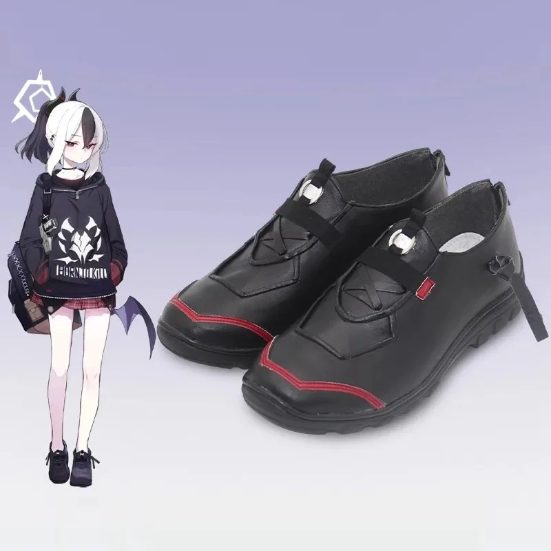 

NewGame Blue Archive Onikata Kayoko Cosplay Shoes Halloween Carnival Boots PU Boots Cosplay Props Adult Women Men2025