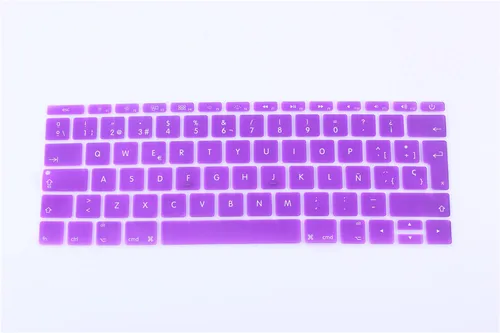 Imagen 2 del producto Funda para teclado español, piel de silicona para MacBook Pro de 13 pulgadas A1708, sin barra táctil), lanzamiento 2016 2017 2018