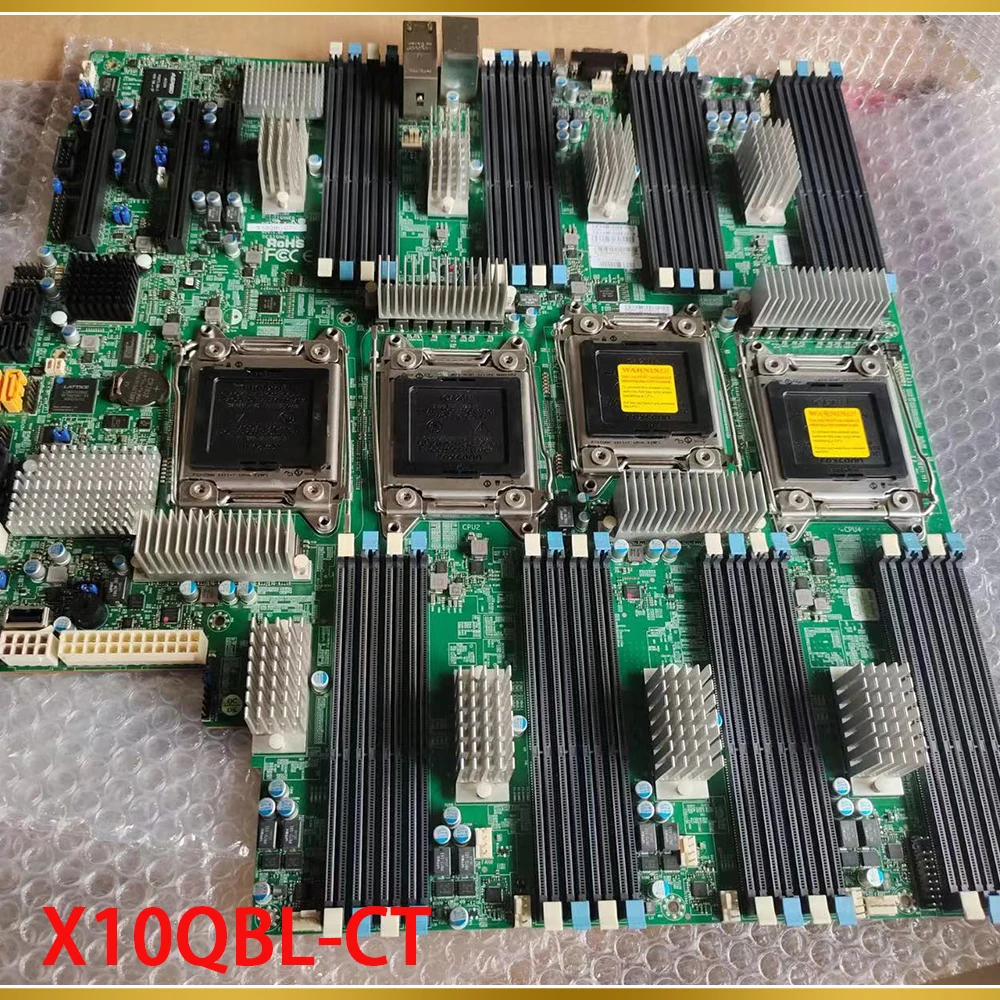 

For Supermicro Server Quad Socket R3 Motherboard E5-8800 V4/V3 E7-4800 V4/V3 2.0x 10GBase-T Ports (LGA2011) DDR3 X10QBL-CT