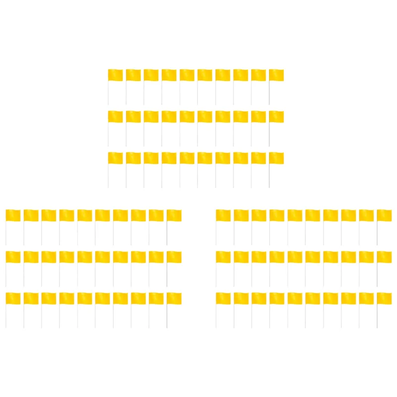 

AT44-Маркировочные флаги Маркерные флажки для газона в упаковке 90 шт., Маленькие флажки из ПВХ, Маркировочные флажки Флаги для газонов, Садовые флаги, Флаги для назначения, Желтый