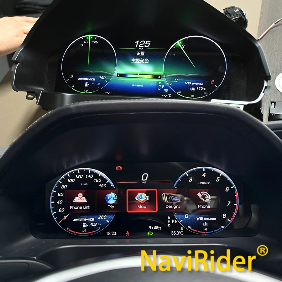 Panel de Instrumentos Digital LCD con Velocímetro Virtual para Mercedes Benz Clase E W212 Coupé 2009-2016, Actualización del Panel de Instrumentos