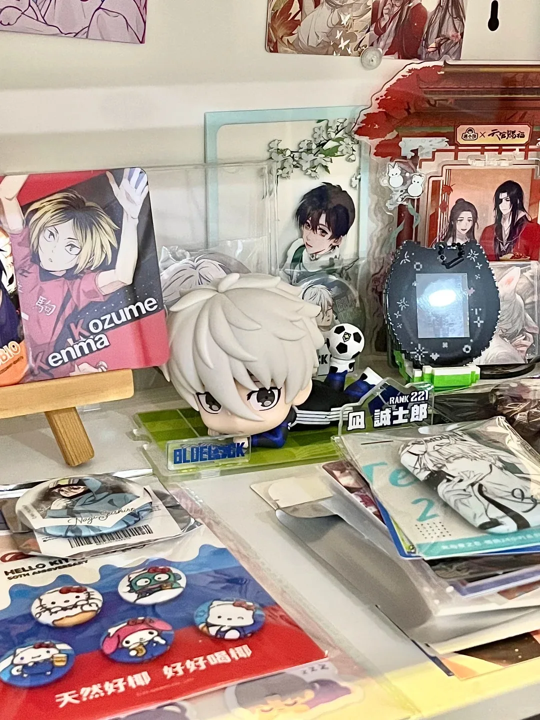 Auf Lager 10cm Blue Lock Anime Figur Q-Version Isagi Yoichi/Nagi Seishiro Actionfigur Sammlermodell Puppe Spielzeug Geburtstagsgeschenke – Detail 17