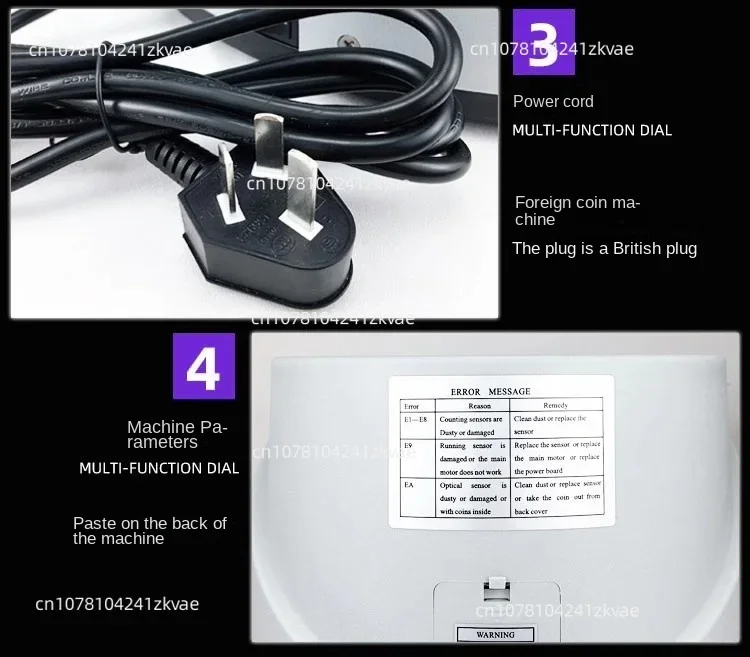 Machine à Comptage de Pièces de Monnaie Japonaise, Thaïlandaise, Baht, Kentucky