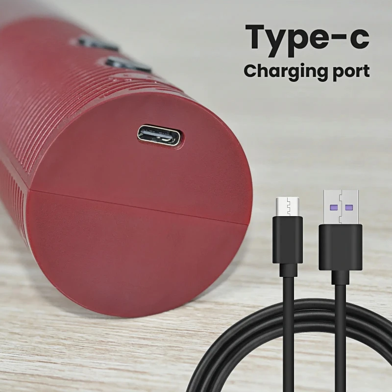 فتاحة زجاجات النبيذ الكهربائية القابلة لإعادة الشحن عبر USB بنقرة واحدة زر التلقائي النبيذ الأحمر المفتاح شريط المنزل اكسسوارات أدوات المطبخ