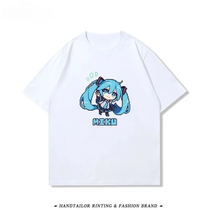 تيشيرتات فوكالويد العصرية للرجال لعام 2025 |   Miku x Miniso الرسمي |   قماش قطن 100% قابل للتنفس S-5XL ملابس رجالية