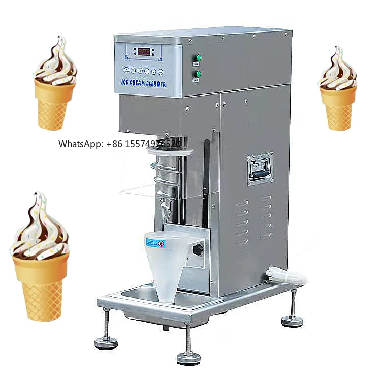 2026 - Commercial Cyclone Frozen Dessert and Fruit Ice Cream Maker / Yogurt Ice Cream Mixer / Yogurt Ice Cream Blender