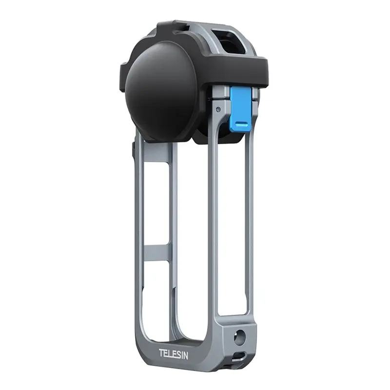 telesin-for-x5-camera-protective-aluminum-alloy-vlog-frame-cage-utility-housing-for-enhanced-durability-and-performance