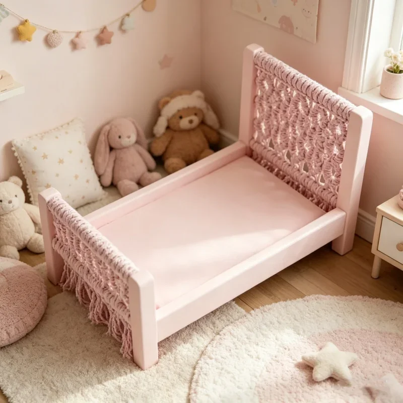 1pc-detachable-small-wooden-doll-bed-newborn-photography-props-studio-baby-photo-shooting-background-decorative-accessories