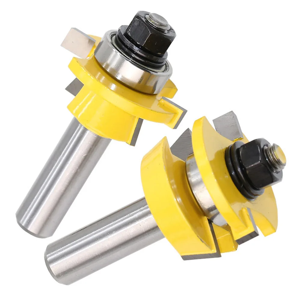 

DIY Enthusiasts Professional Carpentry Router Bit Set Router Bit Accurate Positioning Clean Cuts Without Splintering