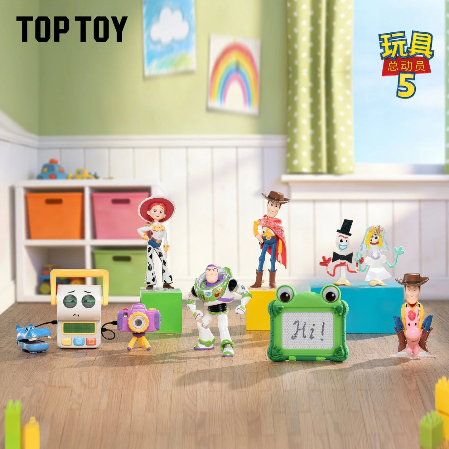 Nuevo TOPTOY Toy Story 5 Forever Friends Caja Sorpresa Figuras de Acción Buzz Lightyear Jessie Woody Muñeco Lindo Anime Caja Misteriosa Juguete Regalo