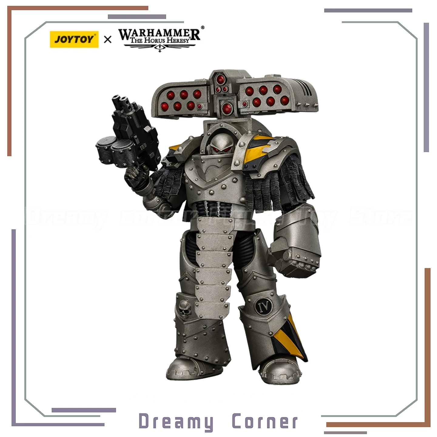 

【In Stock】JOYTOY Warhammer 40K Lron Warriors Tyrant Siege Master Terminator with Rocket Launcher 1/18 Action Figure Model Toys