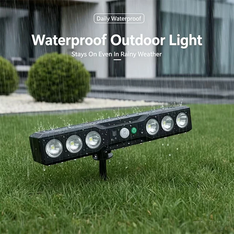 1/2Pcs 3In1 Solar Pathway Wall Light Waterproof Outdoor Lighting, 8-12H Runtime, Tool-Free Install, Yard, Garden, Patio, Walkway