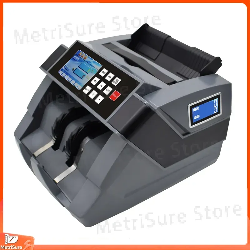 Indian Banknote Counter with UV IR MG MT Detection Automatic Currency Recognition 1000 Sheets per Minute Commercial Grade
